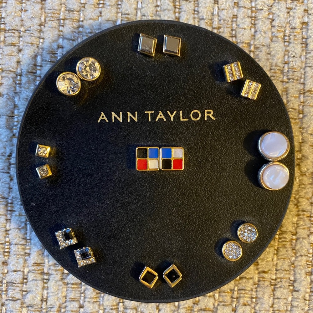 NWT Ann Taylor Stud Earring Set